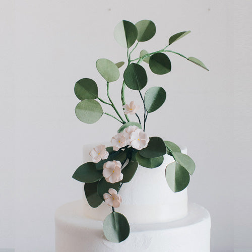 Sweet Eucalyptus Garland Cake Topper